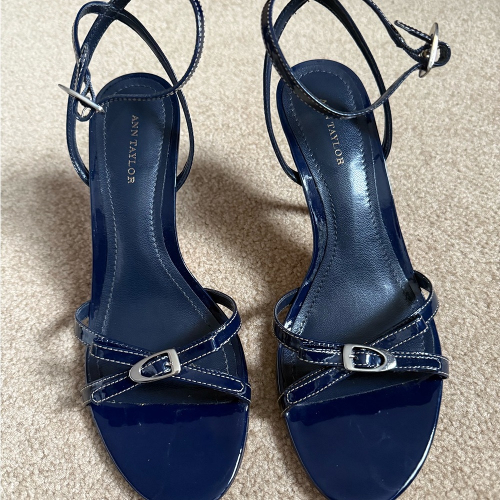Ann Taylor Navy Blue Women's Sandals